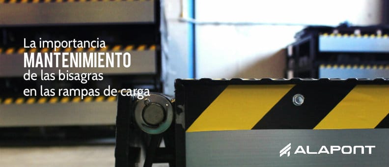mantenimiento de las bisagras del muelle de carga