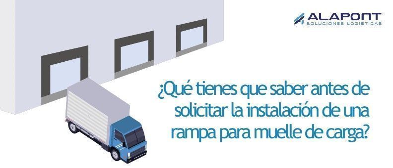 pasos para instalar rampa de muelle de carga