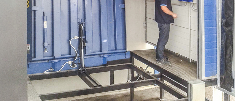 loss pressure at dock leveller